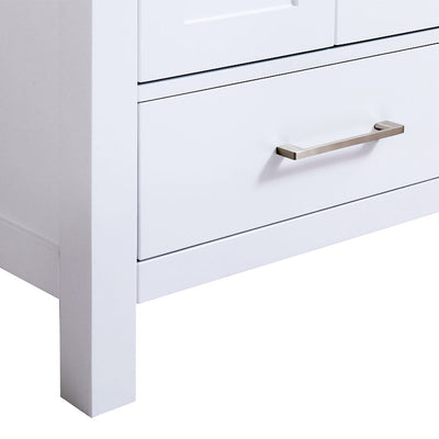 24" Elle Silk White Bathroom Vanity