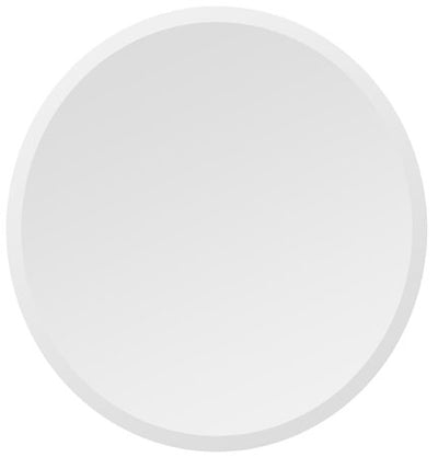 Nero 30"x30", Round Frameless Mirror - TM86140