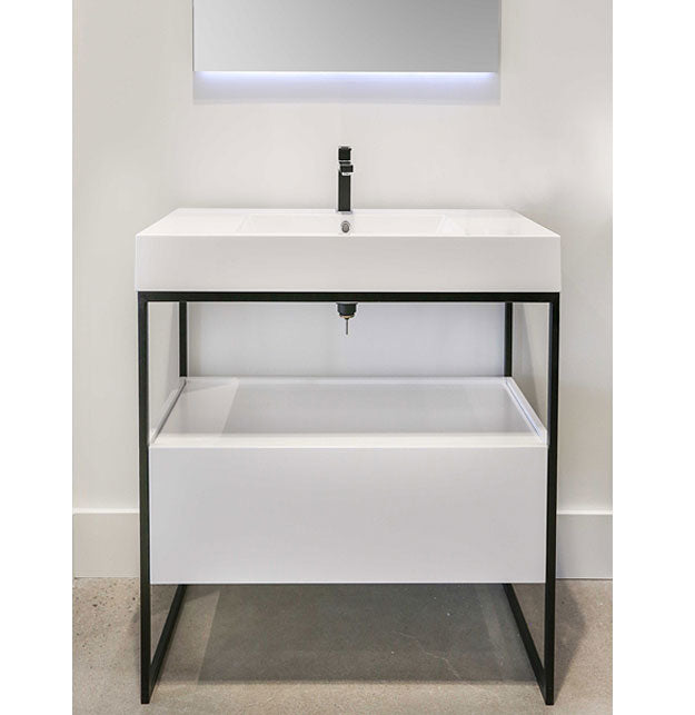 Denver 27", Metal Bathroom Vanity - MV56390M