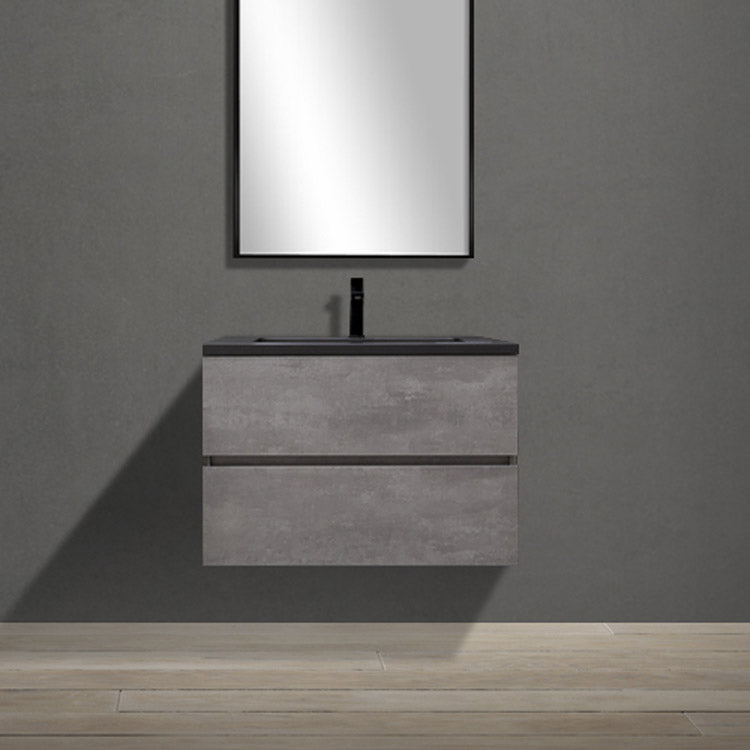 30" Dyson Concrete Grey Wall Mount Bathroom Vanity