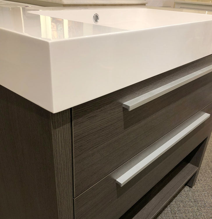 Dayton 30", Grey oak Modern Bathroom Vanity