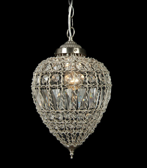 Crystal Chandelier 7"x10"H
