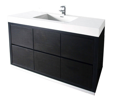 60" Demy Dark Espresso Single Sink Vanity