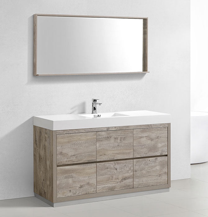 60" Demy Nature Wood Single Sink Vanity