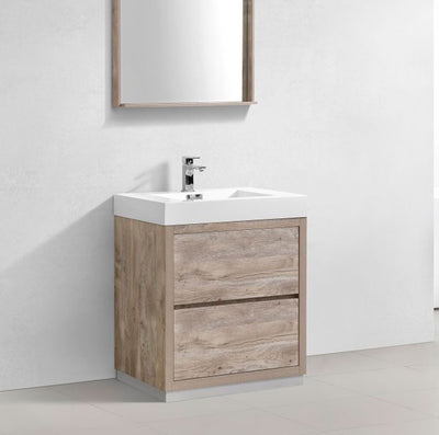 30" Demy Nature Wood Bathroom Vanity