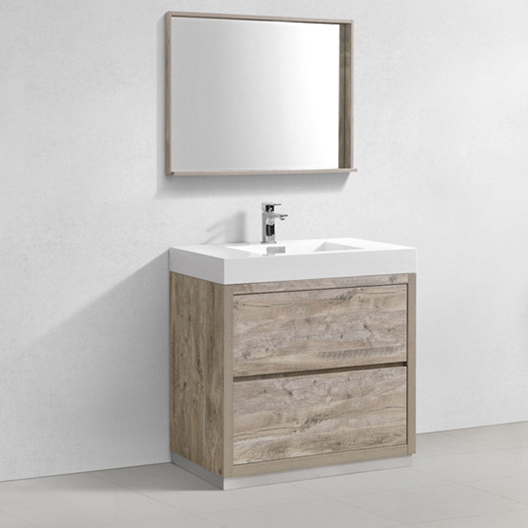 36" Demy Nature Wood Bathroom Vanity