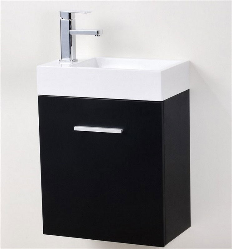 18" Drake Dark Espresso all Mount Bathroom Vanity