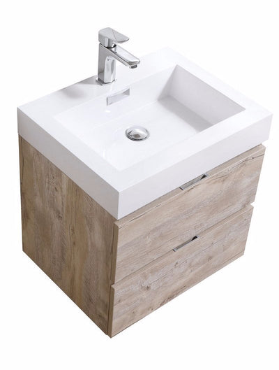 24" Drake Nature Wood Wall Mount Bathroom Vanity