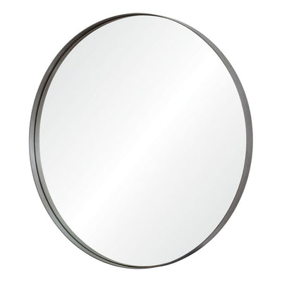 Blake 30", Round Silver Mirror - TM615822