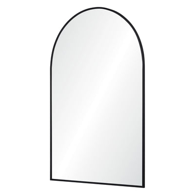 Reno 24"x36", Matte Black Metal Frame Mirror