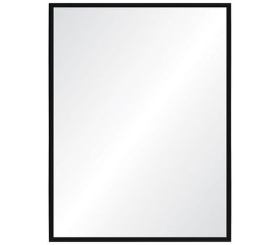 Matte Black Metal Frame Mirror 23"x31.50"