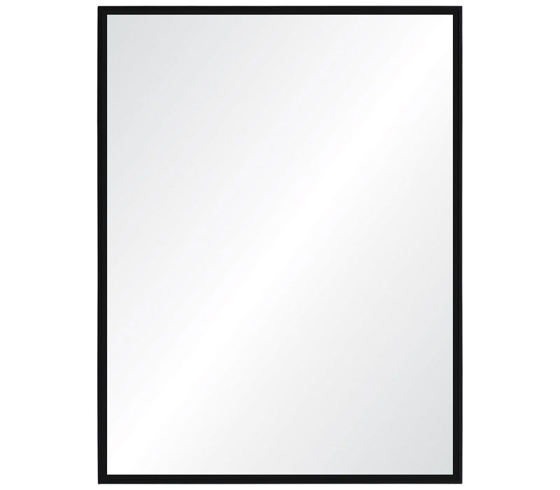 Matte Black Metal Frame Mirror 23"x31.50"