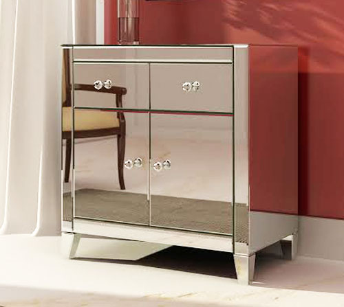 Mirrored Cabinet 34"x34"H
