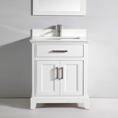30" Alina White Bathroom Vanity